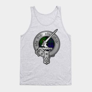 Clan Gunn Crest & Tartan - Old Norse Tank Top